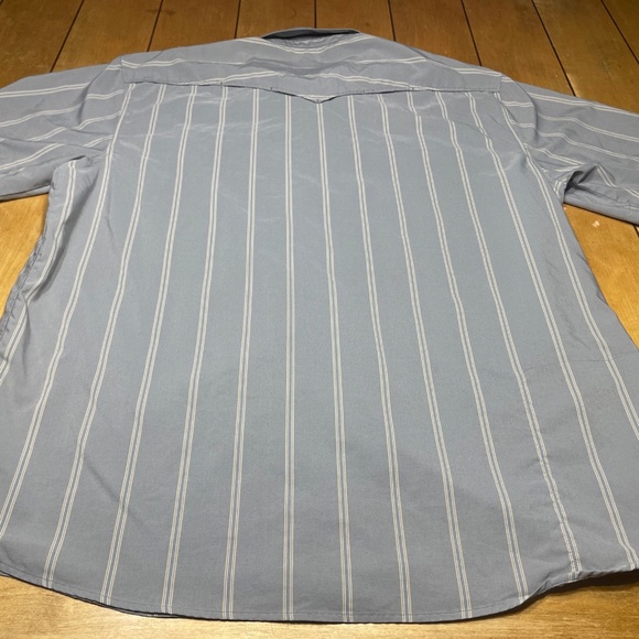 Howler Brothers Shirt 2XL Gray H Bar B Snap Button Short Sleeve Cowboy Western - Picture 13 of 16